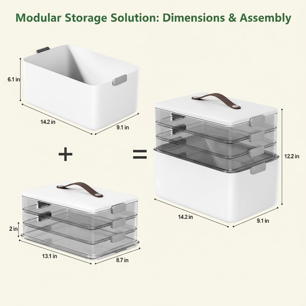 MOPALL modular stack demonstrates flexible configuration for small and bulky items
