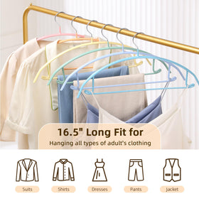 MOPALL multi-purpose coat hangers suitable for dresses, suits, coats