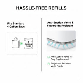 MOPALL nursery-ready bin with odor-control for tidy rooms.