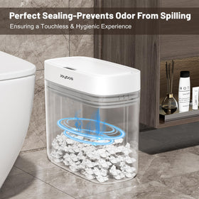 MOPALL pet-proof anti-slip feet keep the can stable on wet floors