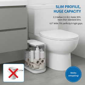 MOPALL press-top lid closes smoothly for quick use.