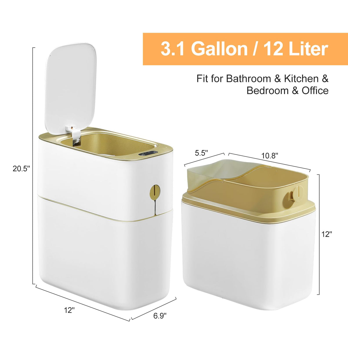 MOPALL requires 4 AA batteries (not included) for flexible placement.