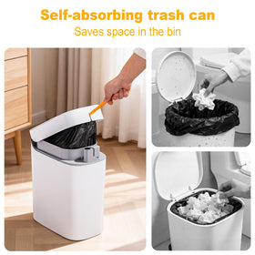 MOPUP vacuum bag sucking technology ensures bags fit snugly to the inner walls