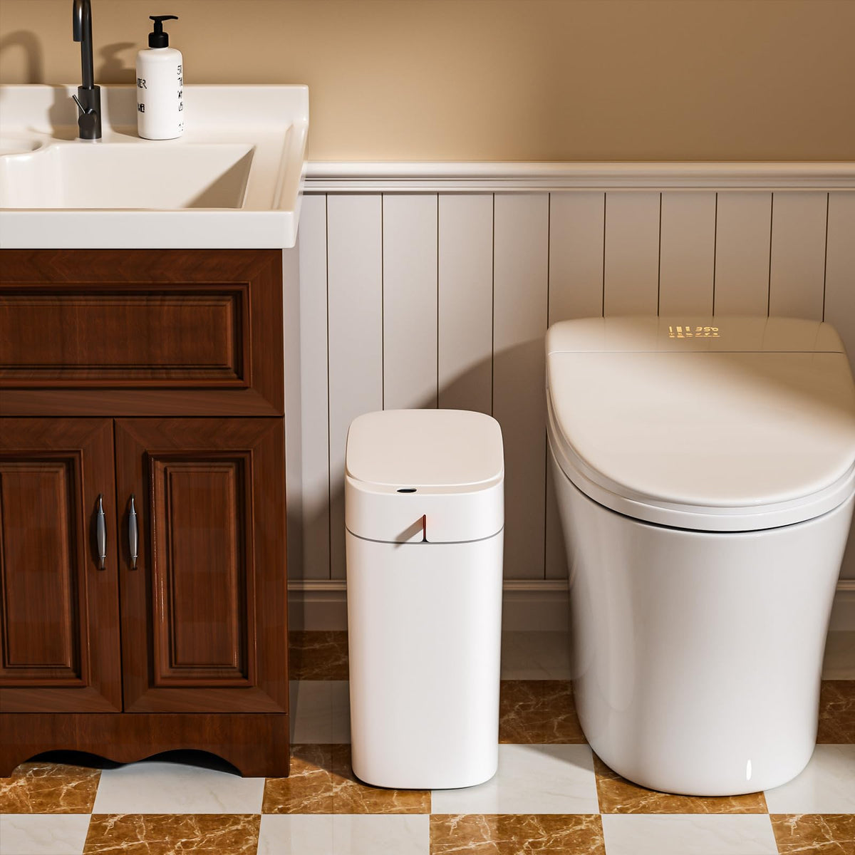 MOPUP versatile placement for bathroom, kitchen, or office environments