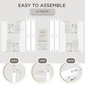 MORALVE closet organizer supports multiuse storage and accessibility