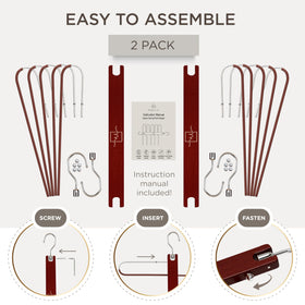 MORALVE closet transformation 2-pack creates a more organized space