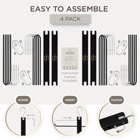 MORALVE five-tier design provides flexible wardrobe organization.