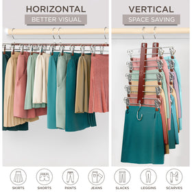 MORALVE non-slip clips securely hold clothes without slippage.