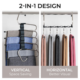 MORALVE open-ended hanger design enables quick hanging and removal.