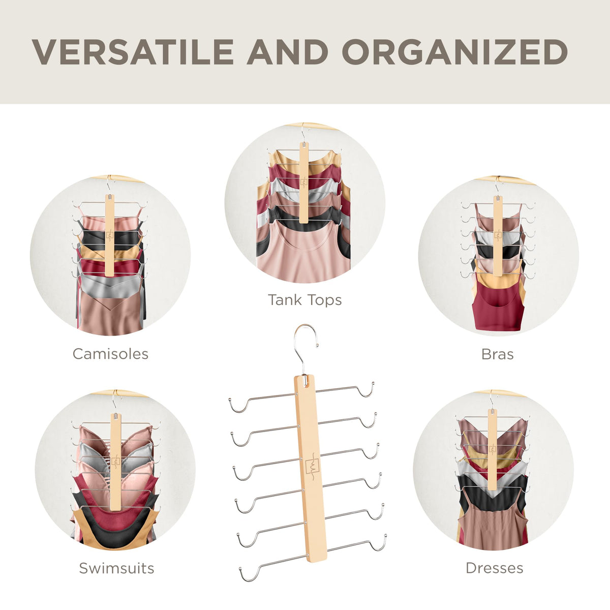 MORALVE slim-profile organizer keeps tanks and bras neatly stored