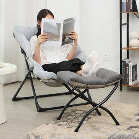 Mordchil HF metal frame ottoman showing durable construction