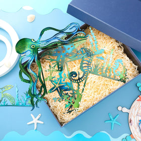 MorningRo ocean door frame octopus decor creates a playful focal point in rooms