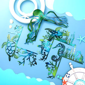 MorningRo ocean door frame seahorse decor brings seaside elegance to corners