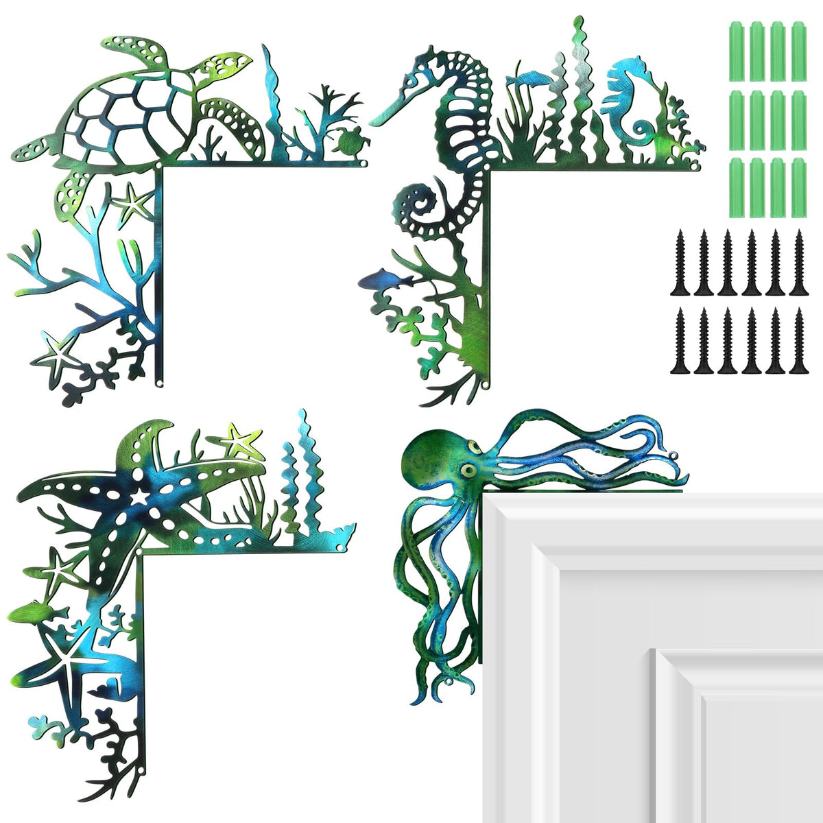 MorningRo ocean door frame starfish decor adds coastal charm to entryways
