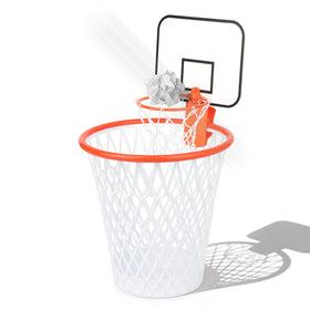 Morning Sun kitchen or bedroom trash can brings playful ambiance to space.