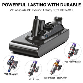 Morpilot battery compatible with V15 SV15 SV16 SV22 for flexible handheld use