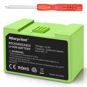 Morpilot Roomba i7 3200mAh battery ready for longer cleaning sessions