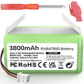 Morpilot RVBAT850 battery compatible with Shark vacuums for easy replacement