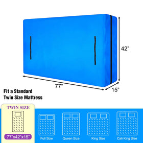 MorTime Mattress Bag eight handles allow secure lifting and easy stair transport.