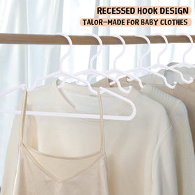 Mosearon rust-proof and fade-resistant hangers stay pristine through washing and daily use.