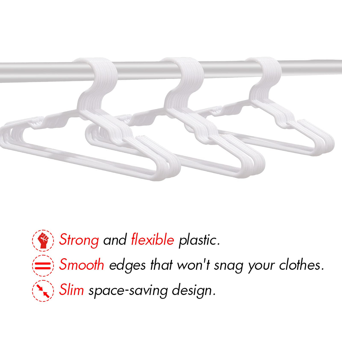 Mosearon non-toxic PP material keeps clothes safe for delicate kids' outfits.