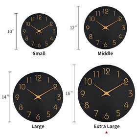 Mosewa silent sweep movement for quiet bedroom or office use.