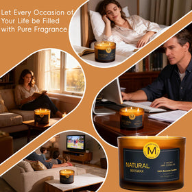 MOSROAD clean burn with paraffin-free formula for safe use around family