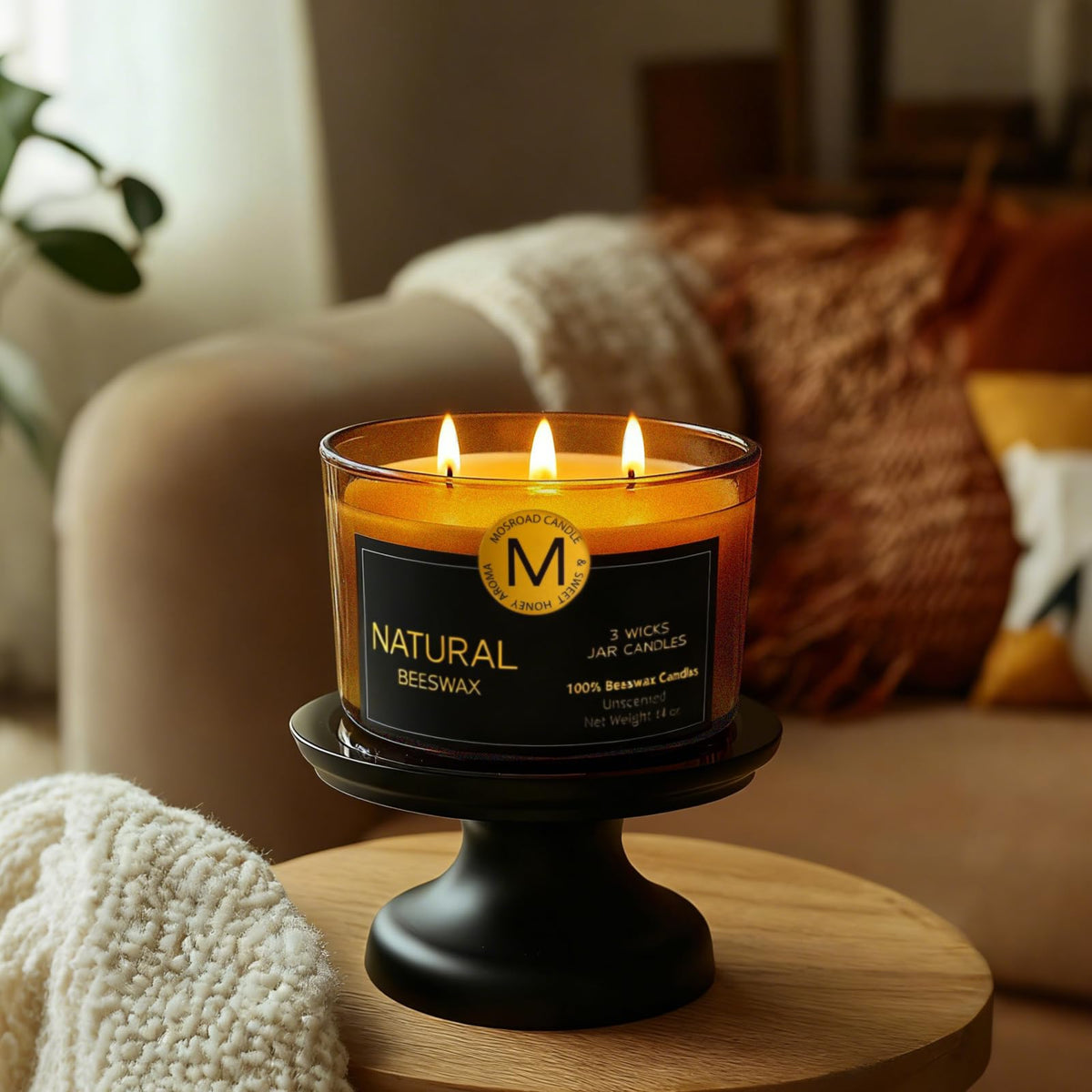 MOSROAD elegant gift candle adds refined decor for gifting occasions