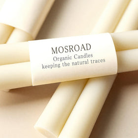 MOSROAD natural honey aroma beeswax taper adds a subtle scent to spaces