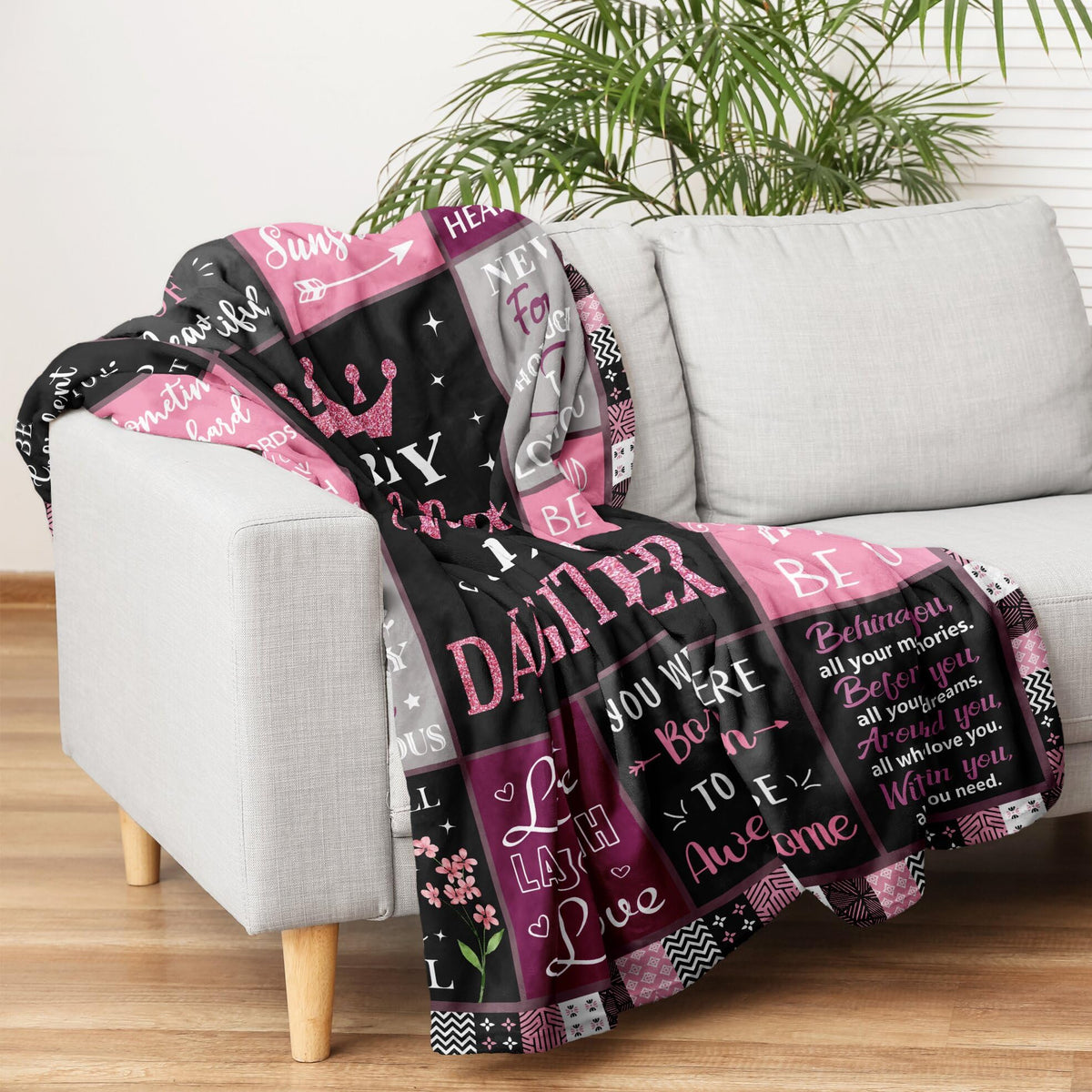 Mosslink blanket color swatch highlighting multi tone decor