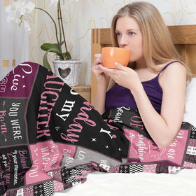 Mosslink blanket on couch ideal for relaxing evenings