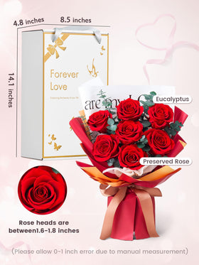 Mosstory Forever Flowers close-up reveals lifelike petals and lasting color.