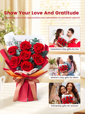 Mosstory romantic gift bouquet perfect for anniversaries and celebrations.