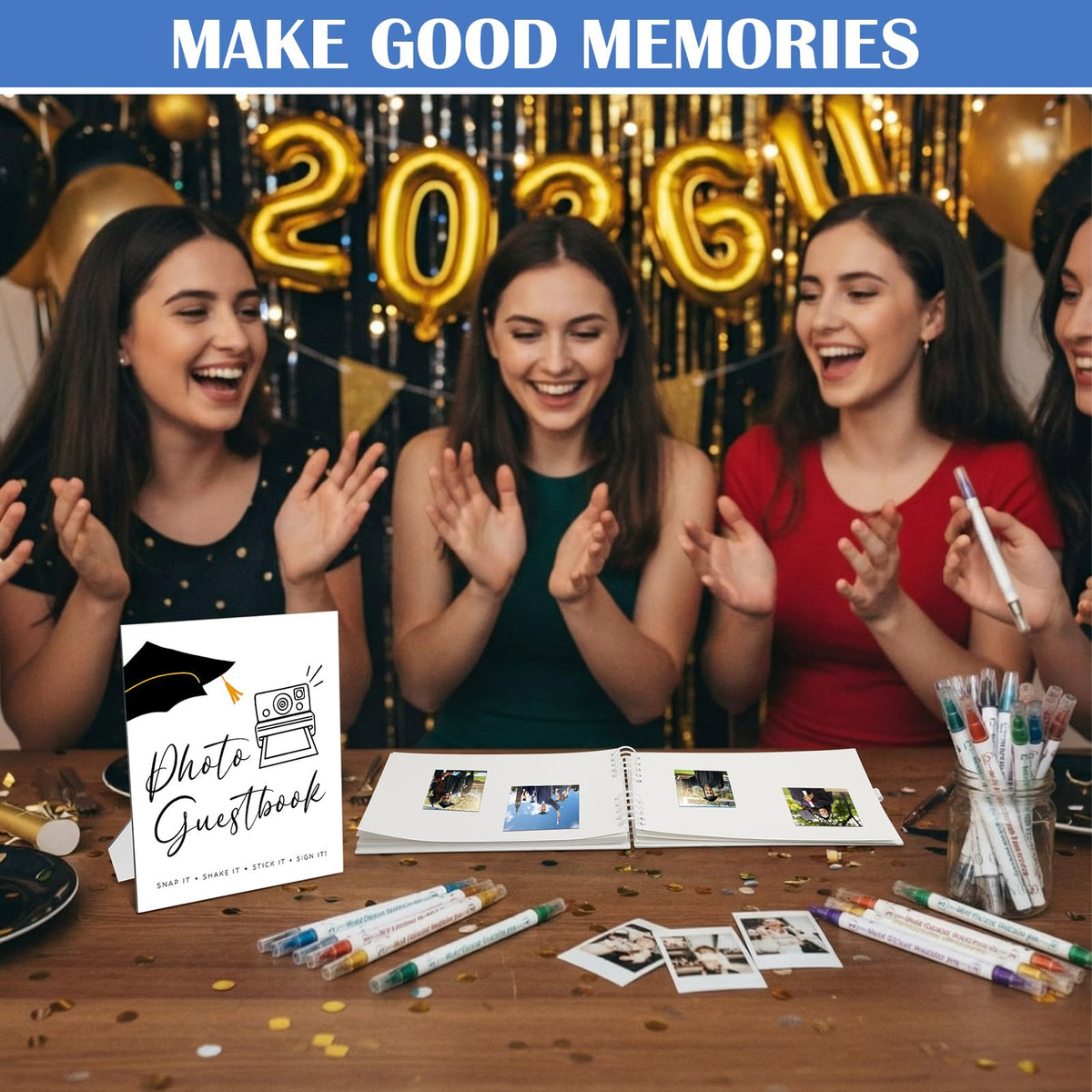 MotiMind 10-color metallic marker pack provides versatile decorations and accents.