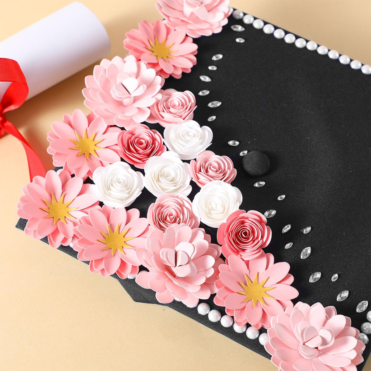 MotiMind pearl sticker adds classy shine for sophisticated cap embellishments.