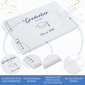 MotiMind graduation guest book pages use thick kraft paper for lasting memories.