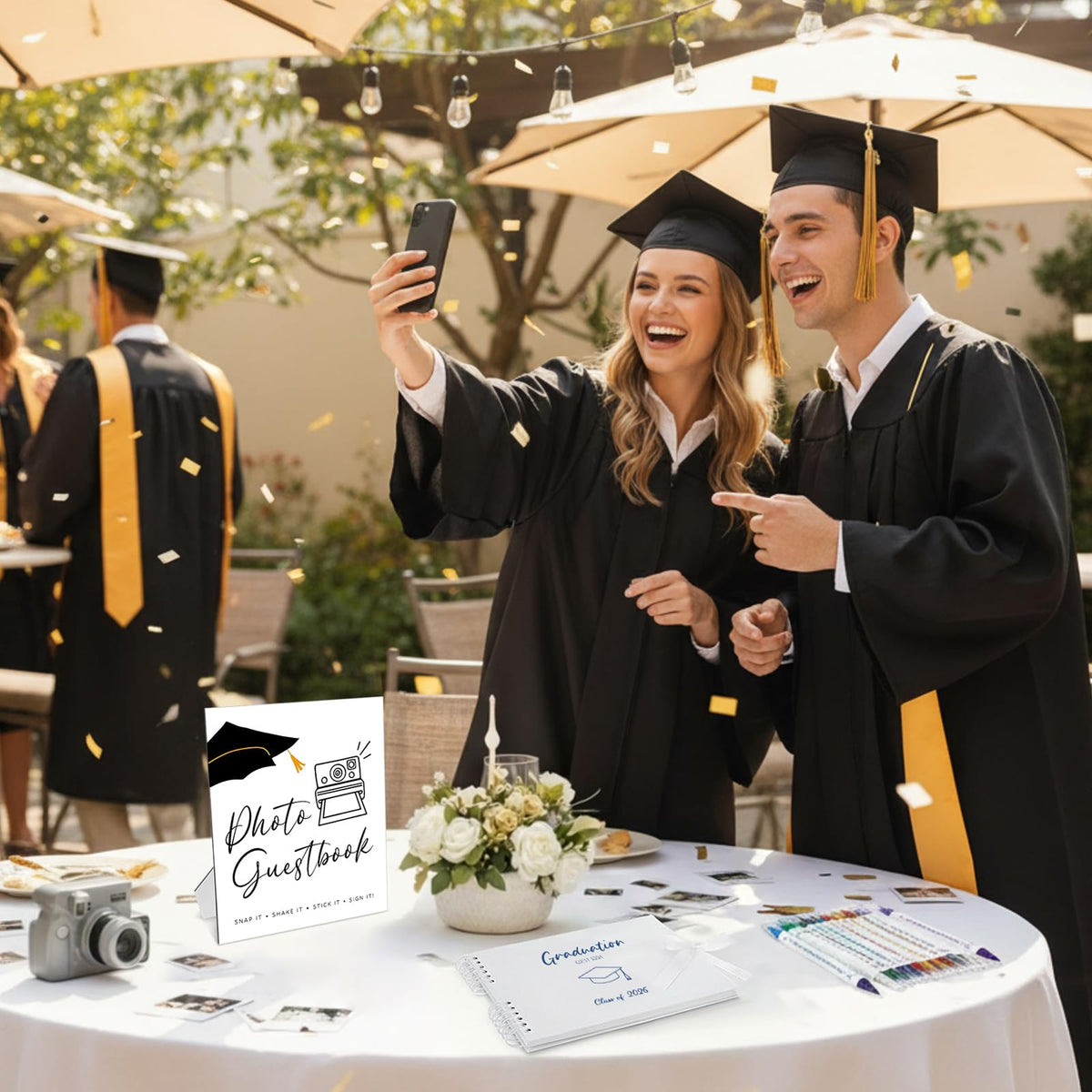 MotiMind graduation party essentials kit supports memorable keepsakes from friends and family.
