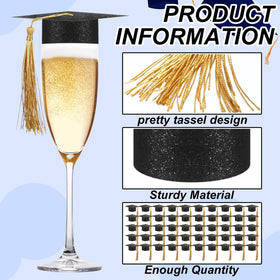 MotiMind cupcake toppers with tassels elevate graduation desserts.