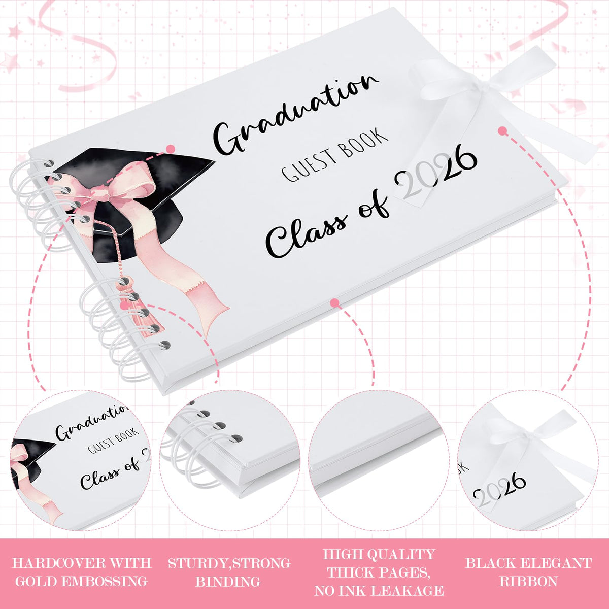 Motimind wooden graduation photo sign for elegant reception display