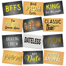 Motiskyy black-and-gold prom props collection enhances backdrops with timeless flair.