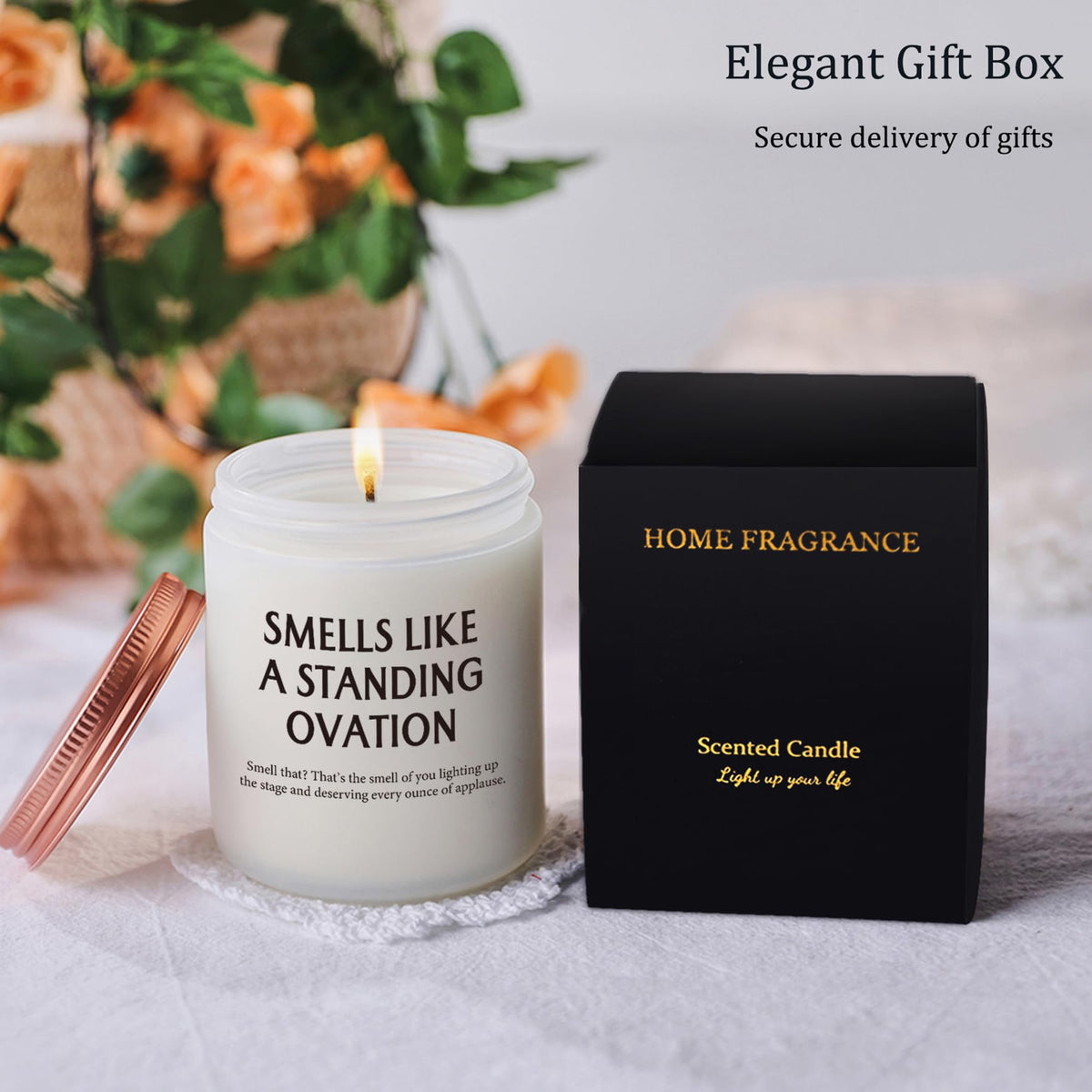MOTVZC lavender-eucalyptus scent candle for calm ambiance