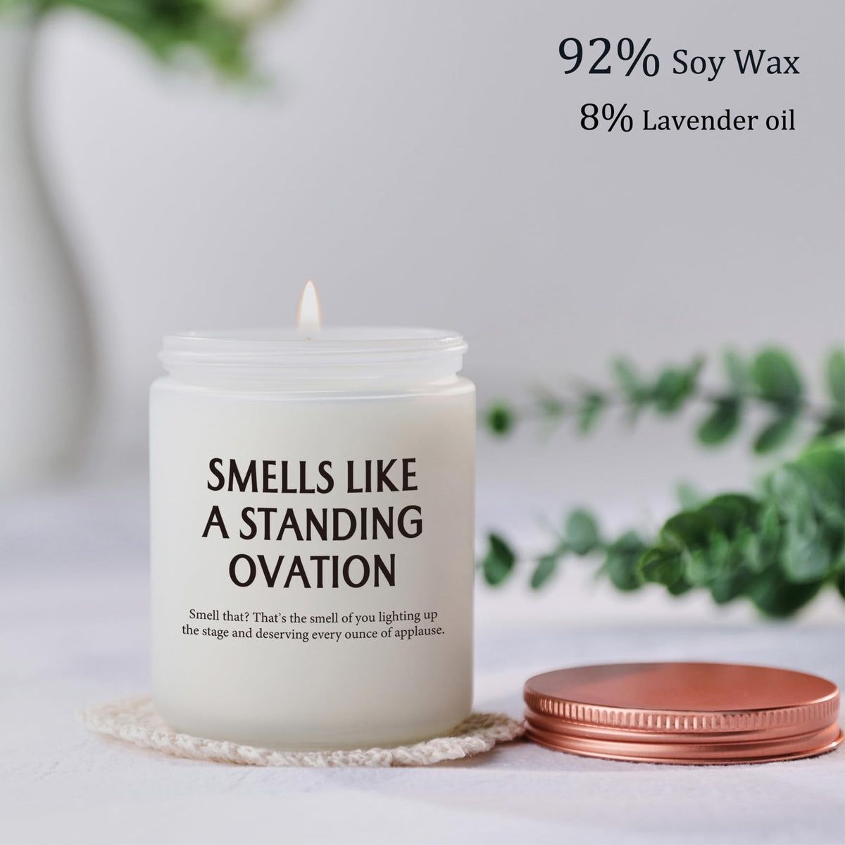 MOTVZC musician candle highlighting a unique performer gift