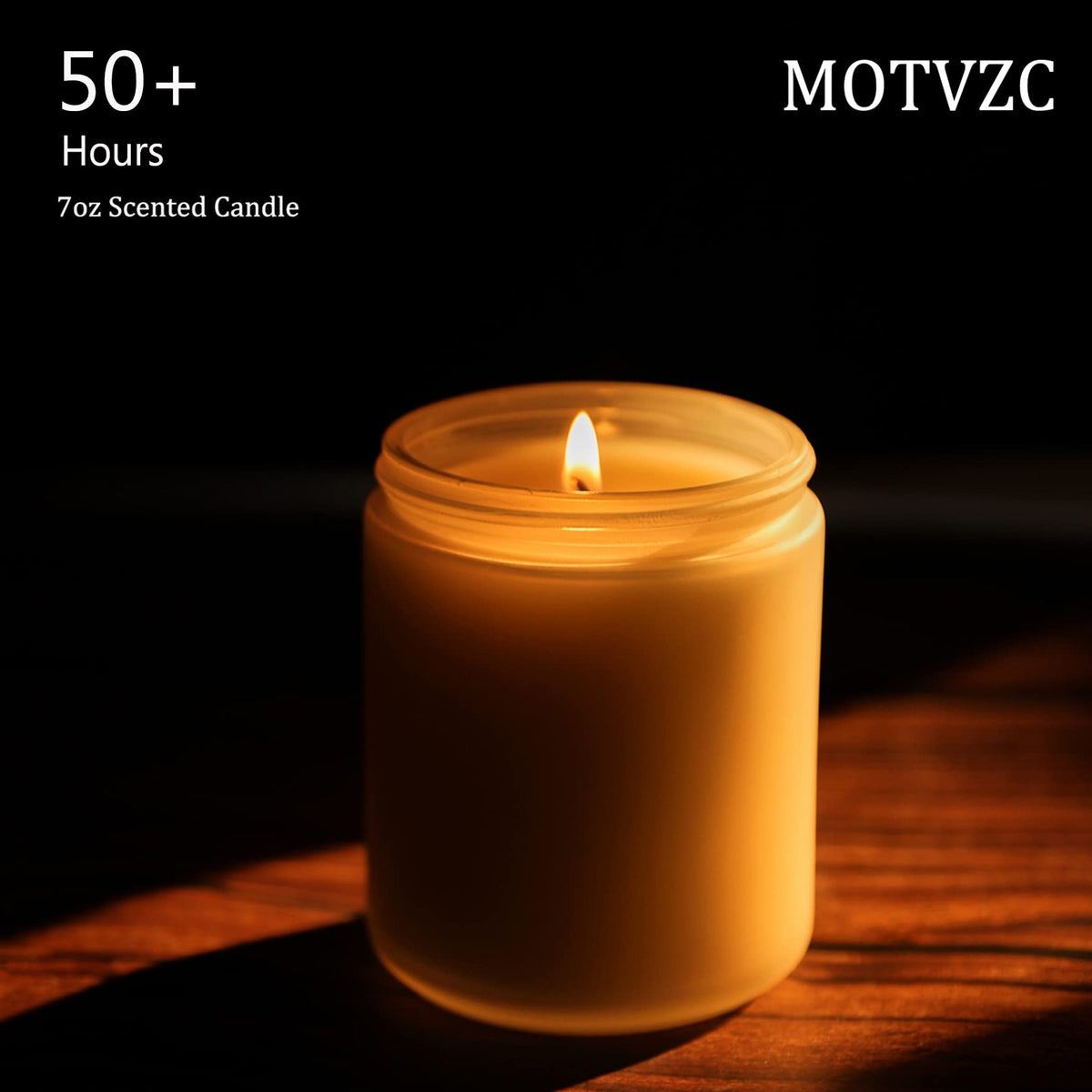 MOTVZC recyclable glass packaging candle ready to gift