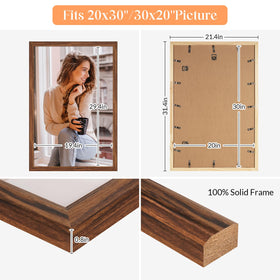 MOUDAMION 0.8 inch thick frame suits 20x30 or 30x20 posters.
