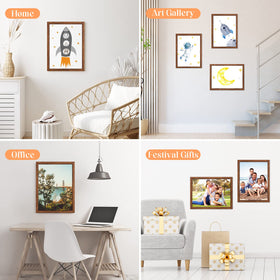 MOUDAMION frame back with rotating button for easy loading orientation