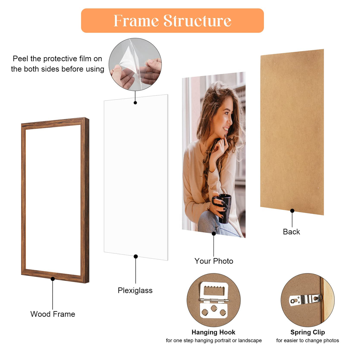 MOUDAMION gift-ready frame ideal for anniversaries and weddings