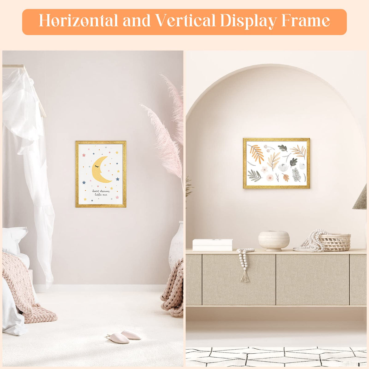 MOUDAMION vertical 12x16 frame ready to load memories in portrait orientation.