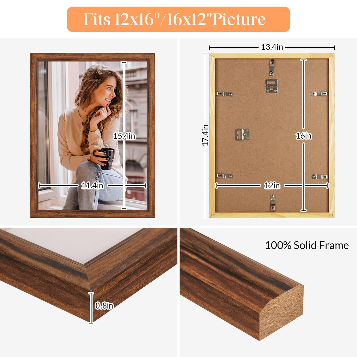 MOUDAMION vertical wall display frame ready to showcase memories