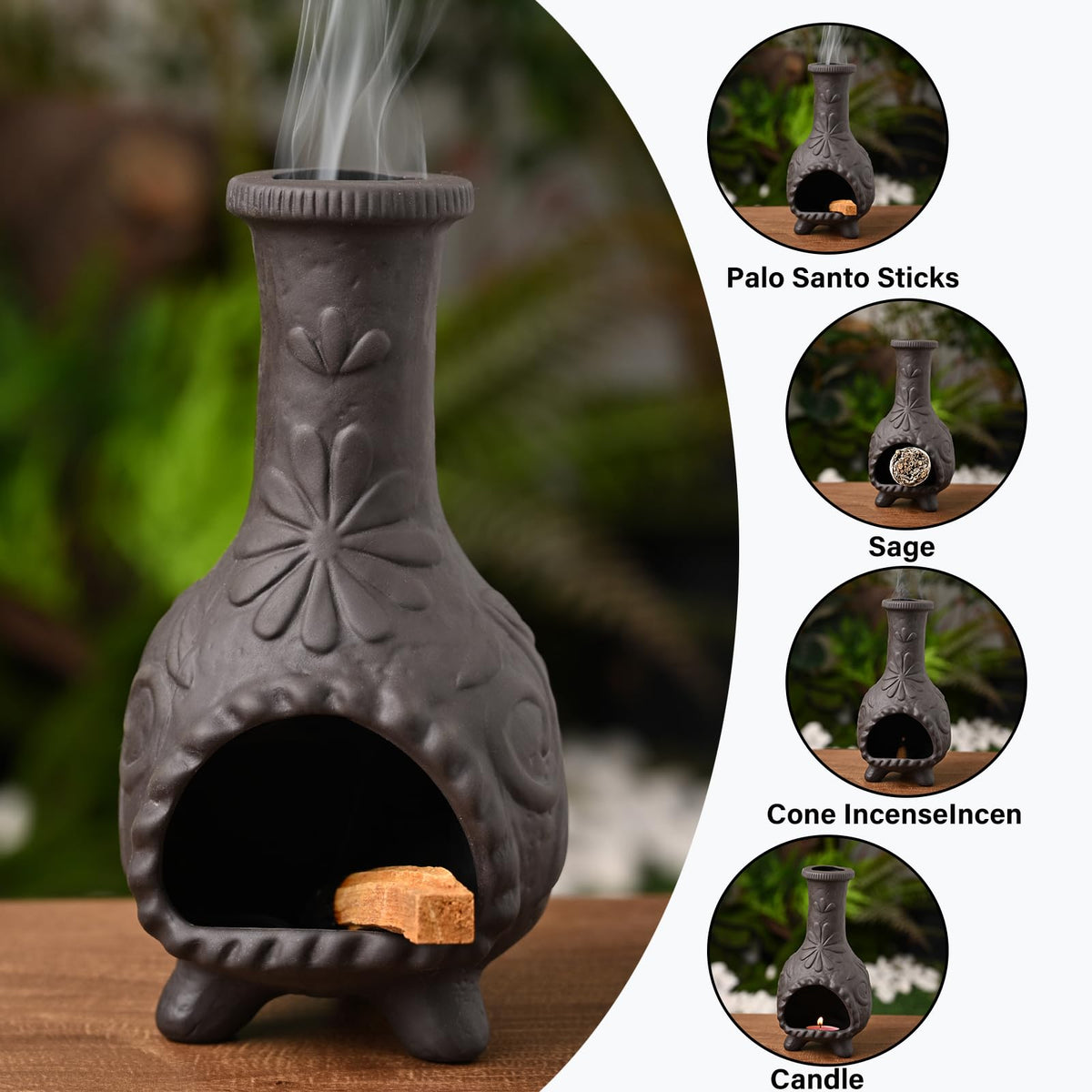 MOUGIGI holder shown with tea light for ambient ambience