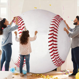Moukeren baseball banner wall-hanging decor creates a cheerful room centerpiece